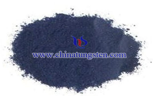 blauw wolfraamoxide foto