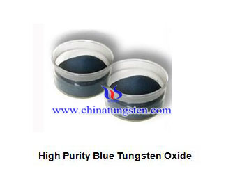 high purity blauw wolfraamoxide foto